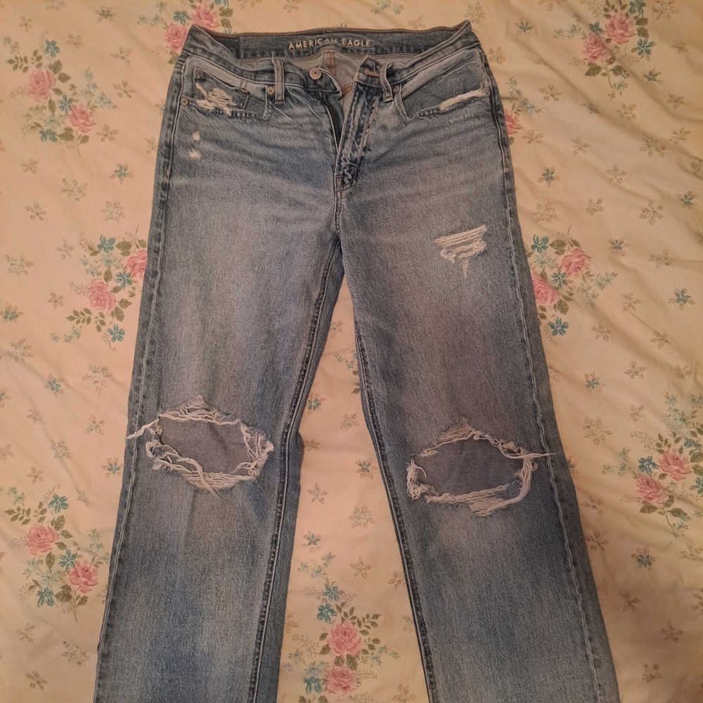 America Eagle Low Rise Baggy Jeans